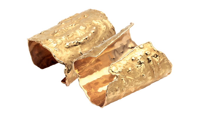 Van Cleef & Arpels gold etruscan cuff bracelet, POA