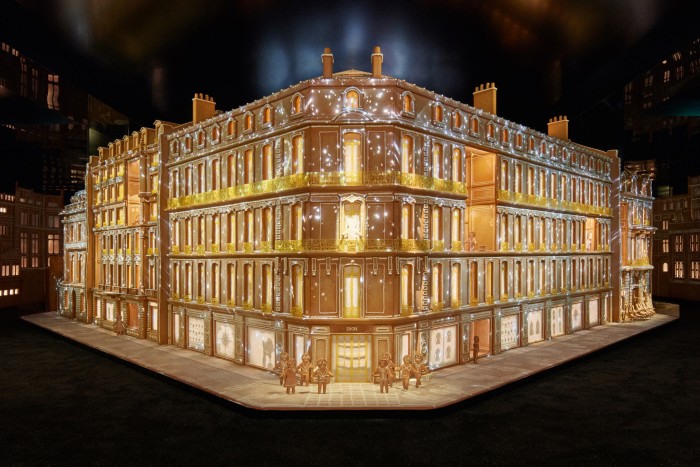 The Fabulous World of Dior exhibition at Harrods – with Dior’s Paris headquarters made from biscuit