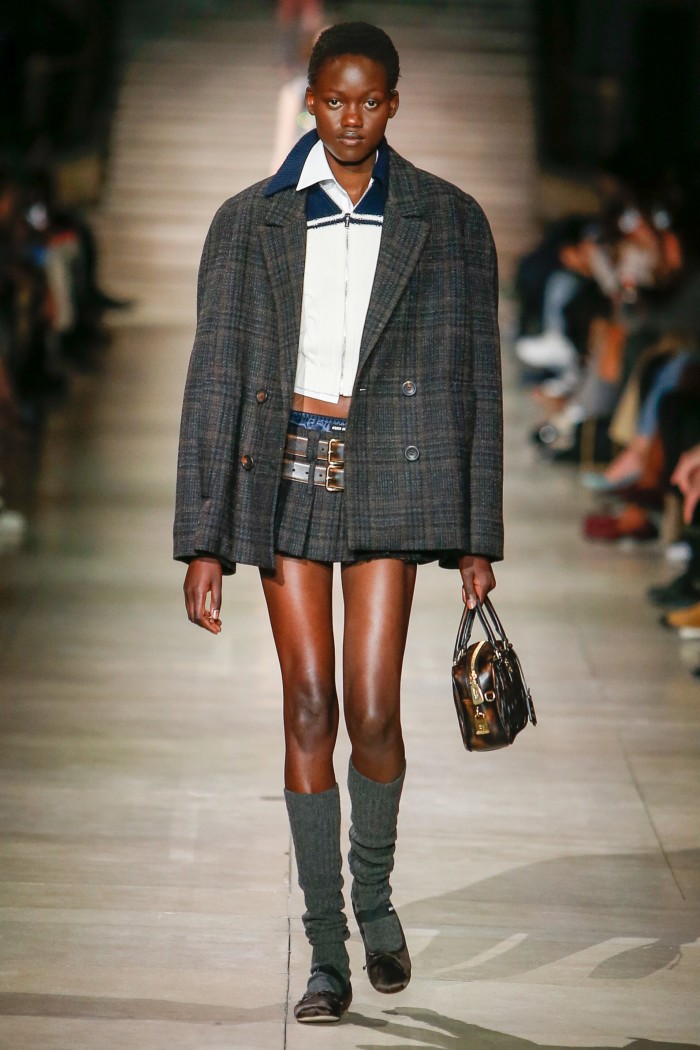 A look from Miu Miu’s AW22 collection