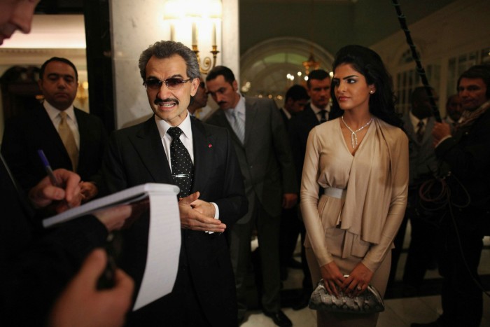 Savoy owner Prince Alwaleed bin Talal and his wife Princess Ameera at the hotel’s grand reopening in 2010