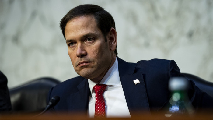 Marco Rubio at a hearing 