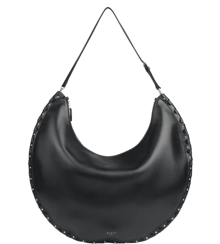 Alaïa leather Le Demi-Lune large shoulder bag, £1,760, mytheresa.com