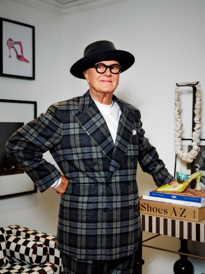 “I’m not very good at guessing what people want,” says Blahnik