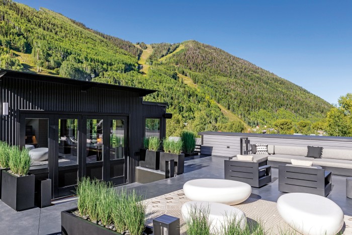 A four-bedroom duplex penthouse in Telluride, Colorado, on sale through Sotheby’s International Realty for $29.5m
