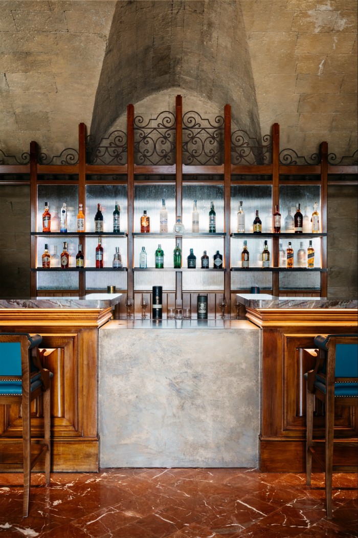 The bar at Villa Igiea