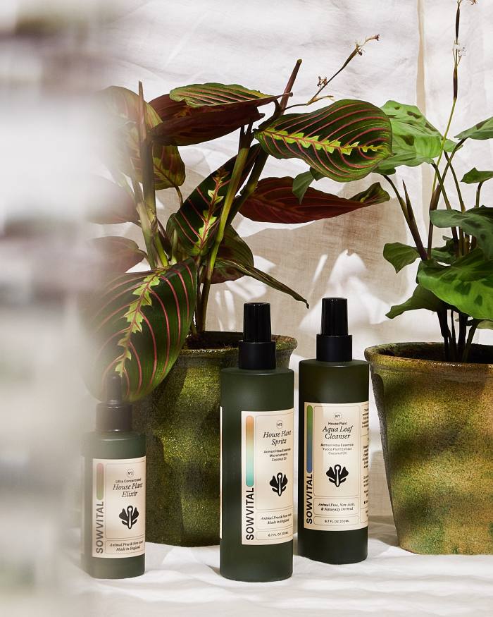 Sowvital House Plant Elixir, House Plant Spritz and Aqua Leaf Cleanser, from £20
