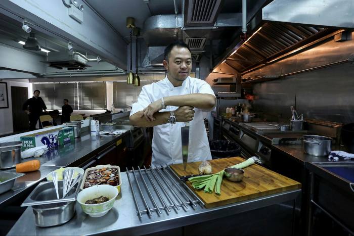 . . . which Hong Kong restaurateur Eddy Leung has served at private tastings