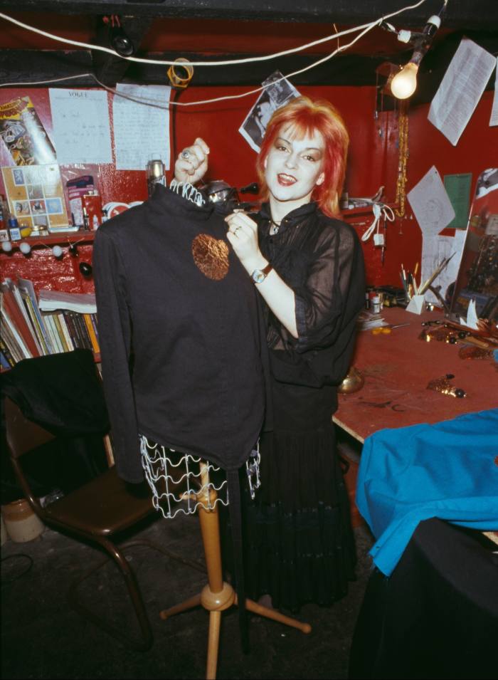 Toyah Willcox in a fashion workshop in 1979