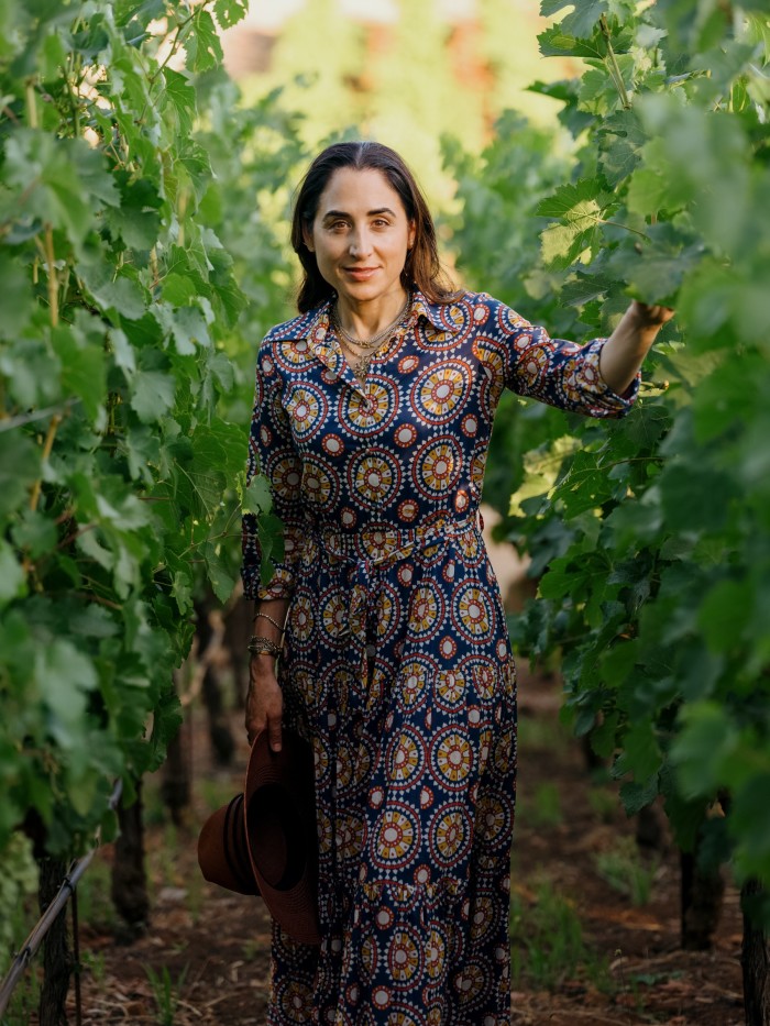 Gargiulo in her family’s Napa vineyards