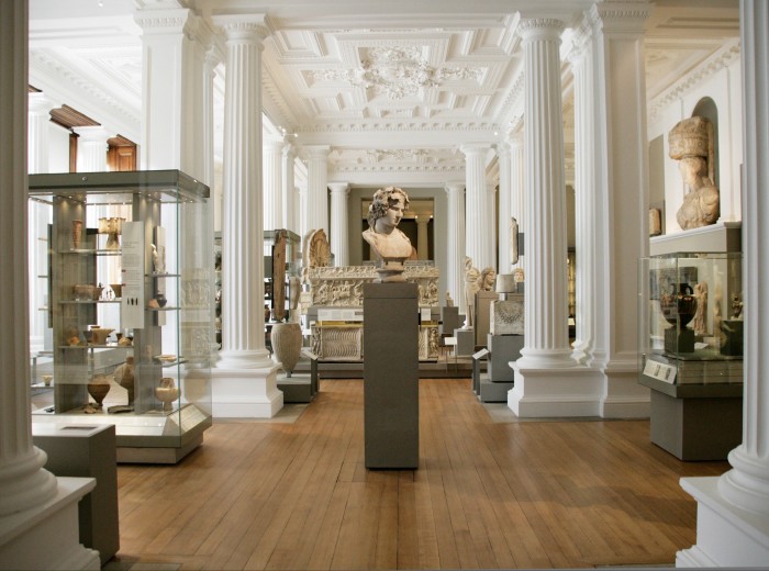 The Greek and Roman gallery in the Fitzwilliam Museum