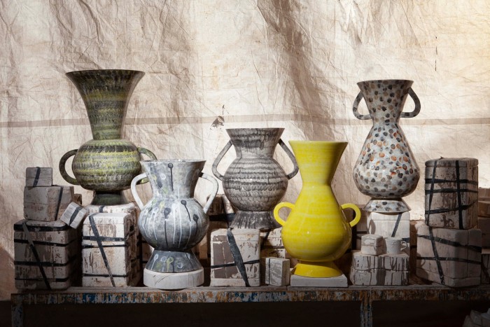 1882 Ltd x Martyn Thompson earthenware Penny vases, £3,950 each, willer.co.uk