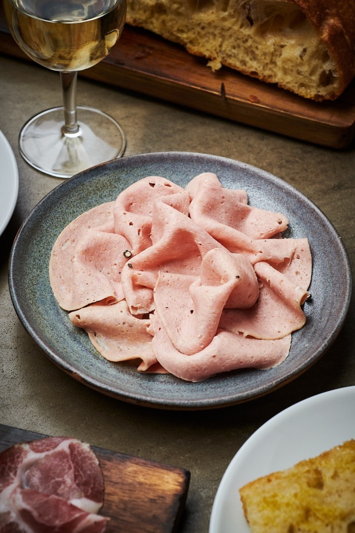 The in-house mortadella at Manteca in London’s Shoreditch