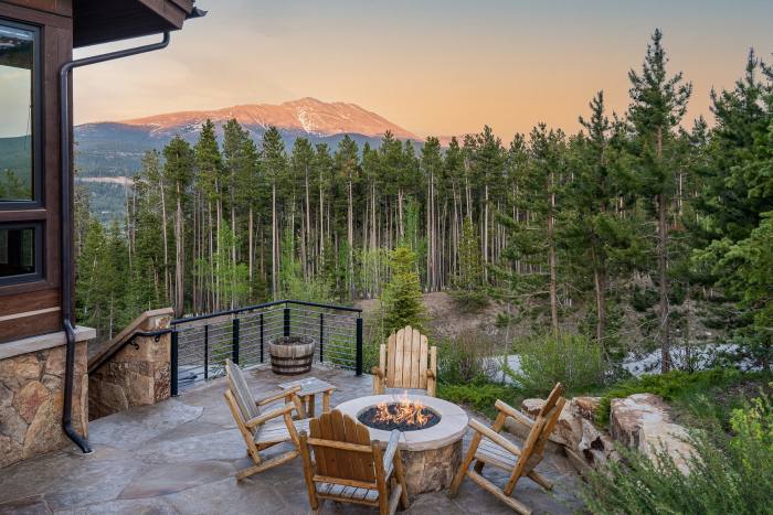 The view from Onefinestay’s Colorado retreat at Breckenridge
