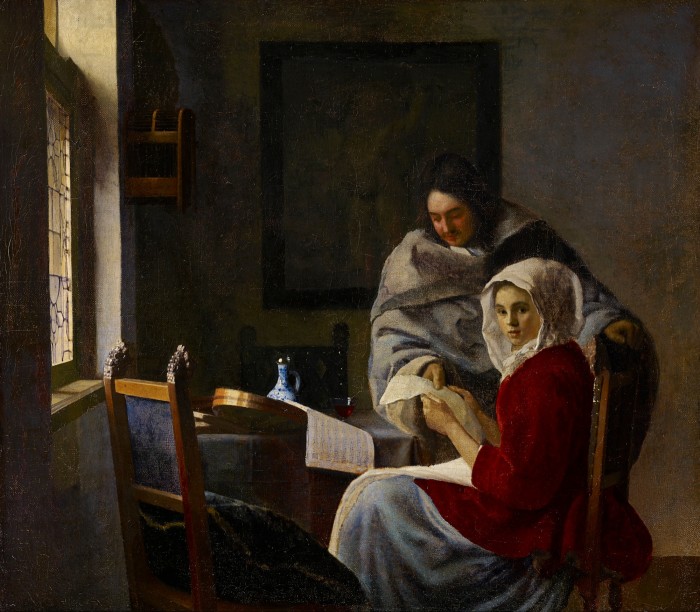 Girl Interrupted at her Music​, c1658-59, by Johannes Vermeer