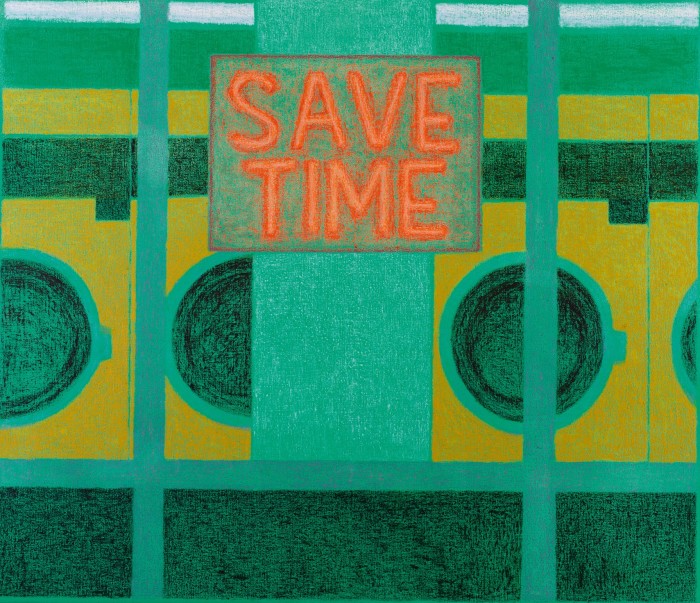 Save Time, 2020, by Jane Dickson