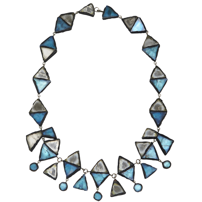 A necklace from a 1950s Talosel jewellery set
