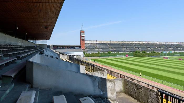 Strahov stadium on a sunny day