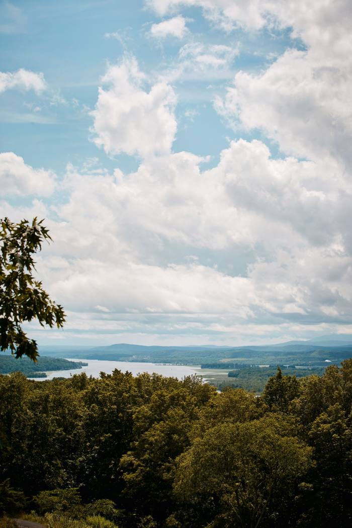 A view of the Hudson river from Olana, the former home of Hudson River School painter Frederic Edwin Church