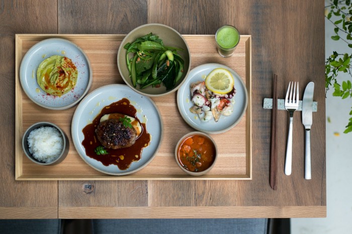 Dishes from a seasonal set menu, from about £20, at Trunk Kitchen