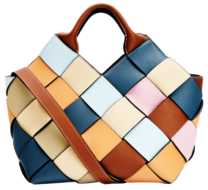 Loewe woven surplus-leather basket bag, £1,650, available from 25 March, loewe.com