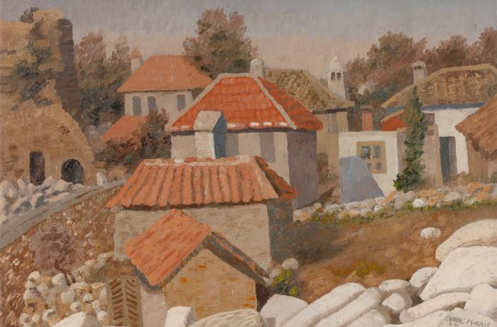 A Village Near Izmir, Turkey, 1971, by Cedric Morris, £48,000, philipmould.com