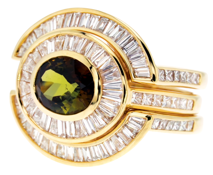 Annoushka gold, diamond and andalusite ring, £14,900
