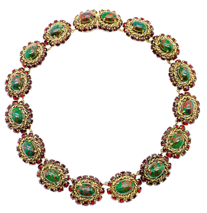 Necklace from a 1964 Dior parure, £2,425 from Jennifer Gibson Jewellery
