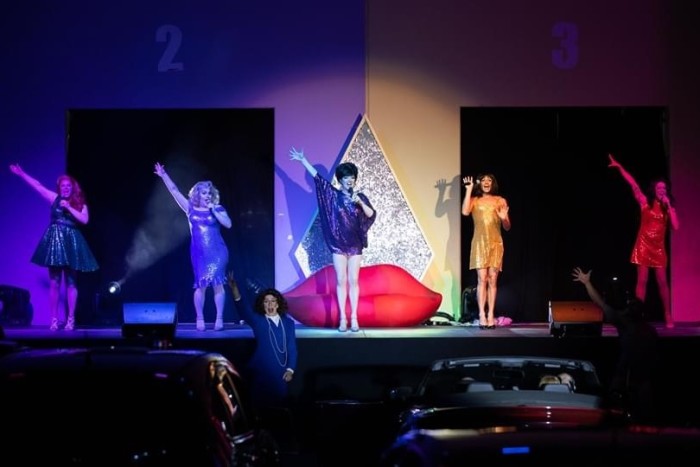 The Drive-In Drag Show takes to the stage at the Dreamland Drive-In, Las Vegas 