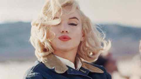 The inspiration: Marilyn Monroe on the set of The Misfits