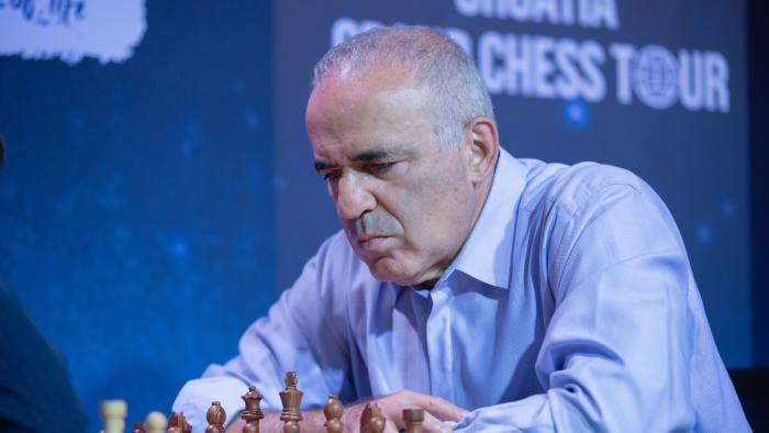 Garry Kasparov made a rare cameo appearance at the weekend in Zagreb