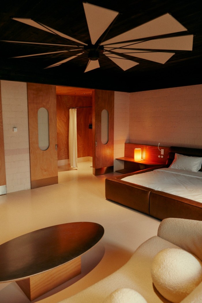 A bedroom at the Rooms Hotel Batumi