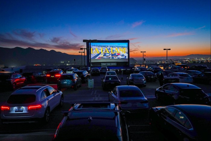 Level 8 Drive-In with Street Food Cinema at The Americana at Brand, Los Angeles