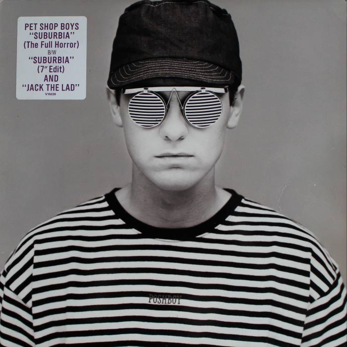 Chris Lowe from the Pet Shop Boys Wears Issey Miyake’s shutters sunglasses, 1986