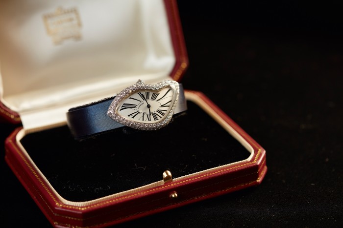 A c1991 diamond Cartier Crash wristwatch, POA