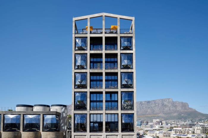 The Silo Hotel sits above the Zeitz MOCAA museum