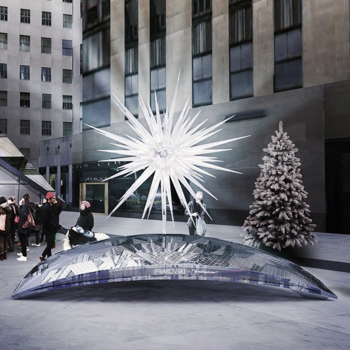Libeskind has designed the Swarovski Star for this year’s Rockefeller Center Christmas tree in New York