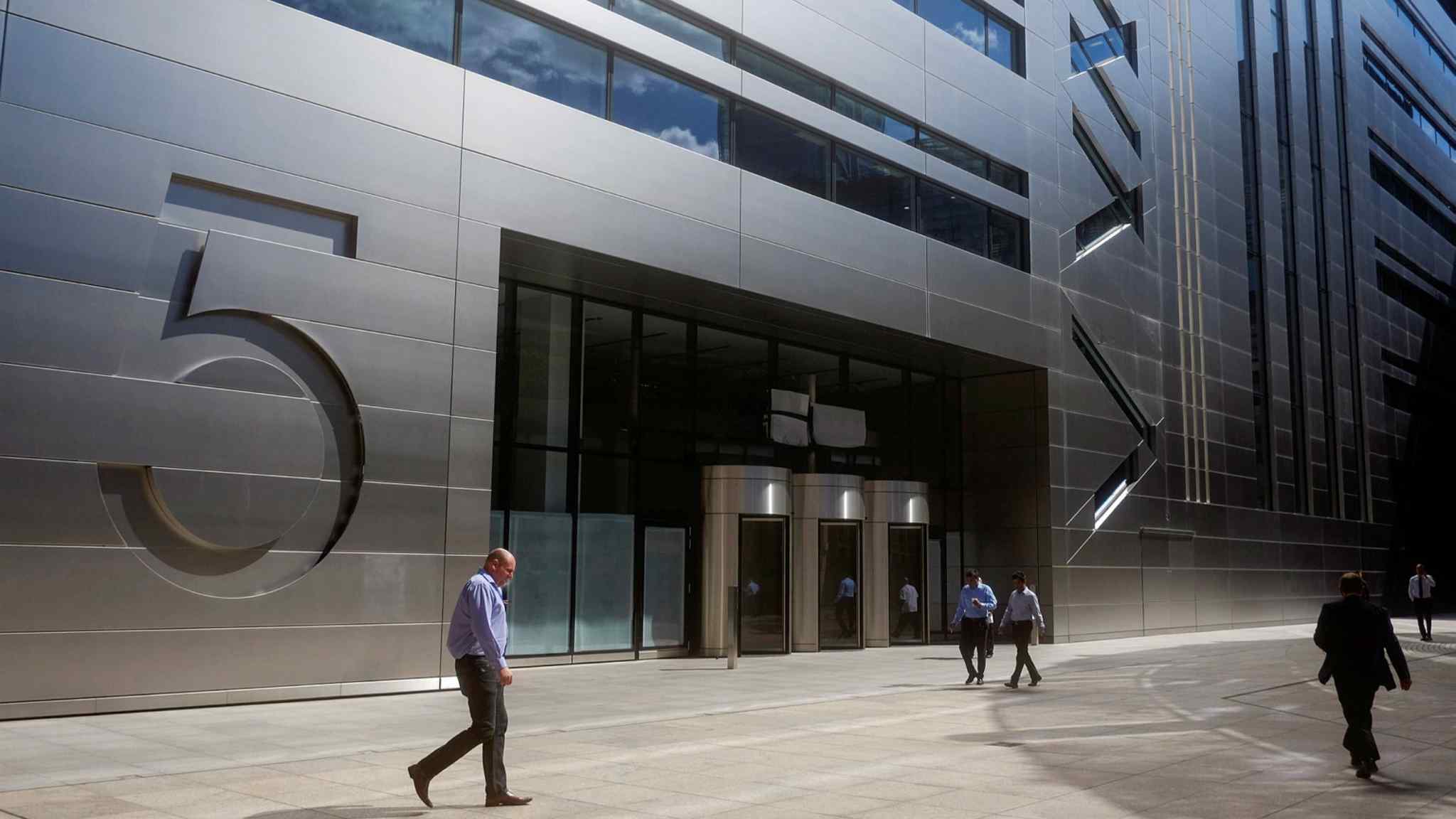 UBS sublets London office ‘grey space’ as more staff work from home