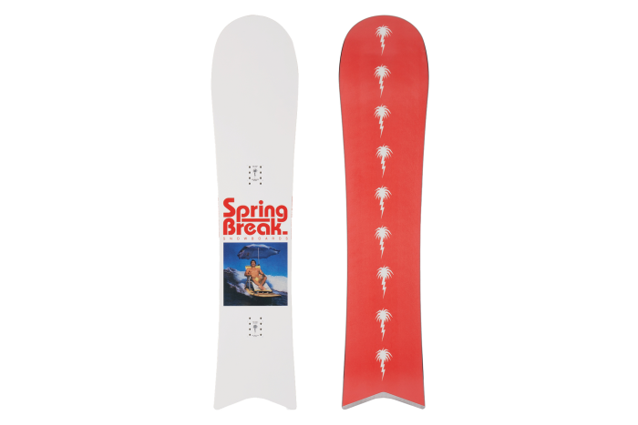 Spring Break wood and fibreglass Slush Slasher snowboard, £410, ssense.com