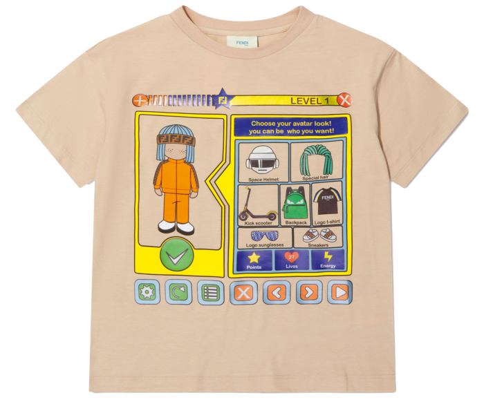 Fendi Kids cotton Gamer Print T-shirt, from £240, childsplayclothing.co.uk
