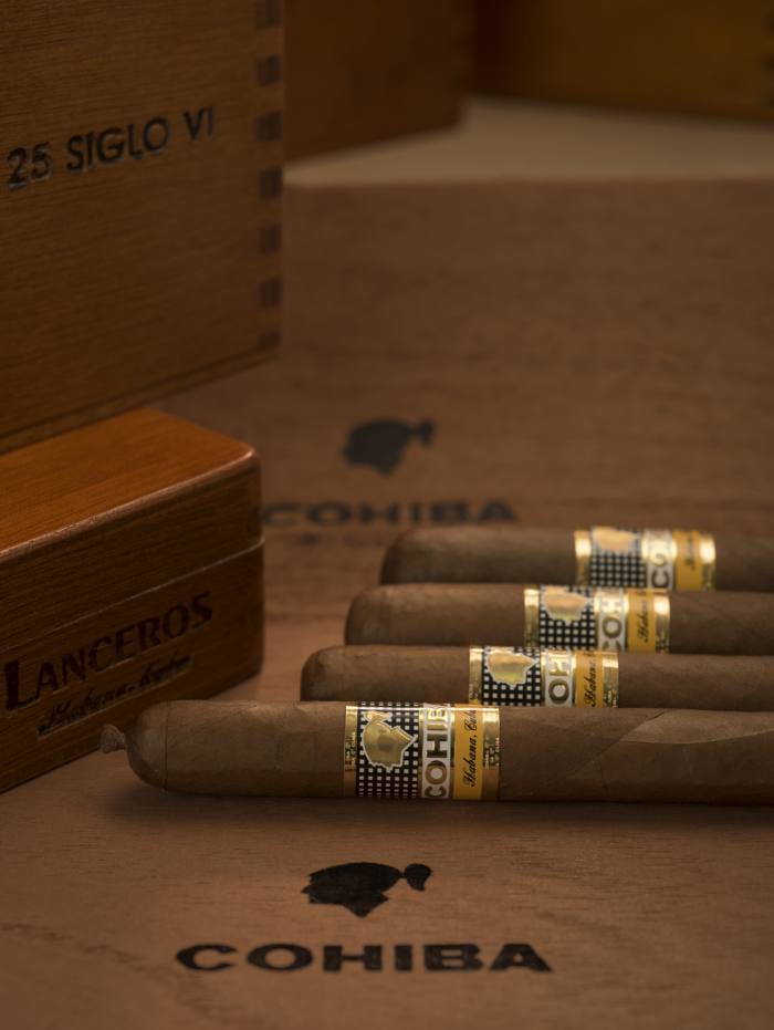 A selection of Cohiba Cuban cigars 