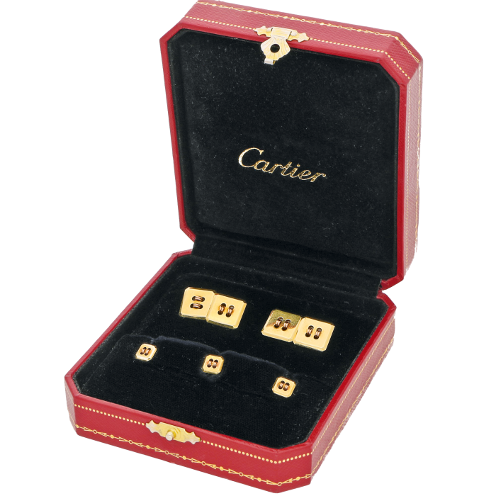 Vintage Cartier cufflinks, price on request, at Susannah Lovis Jewellers
