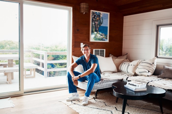 Zwirner at his home in Montauk