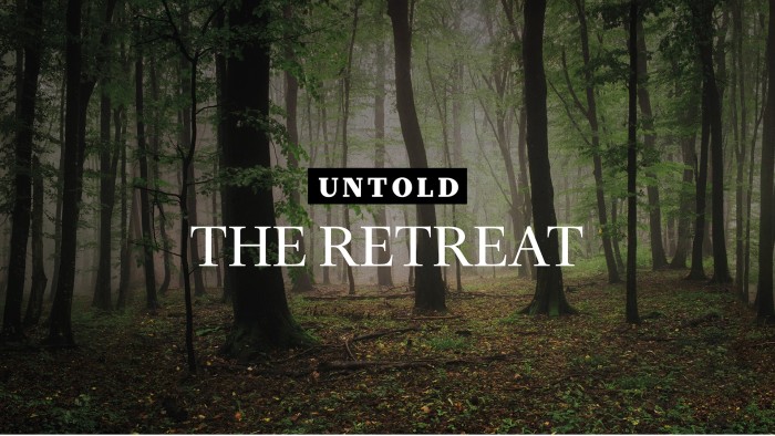 A montage of the FT’s Untold podcast, The Retreat