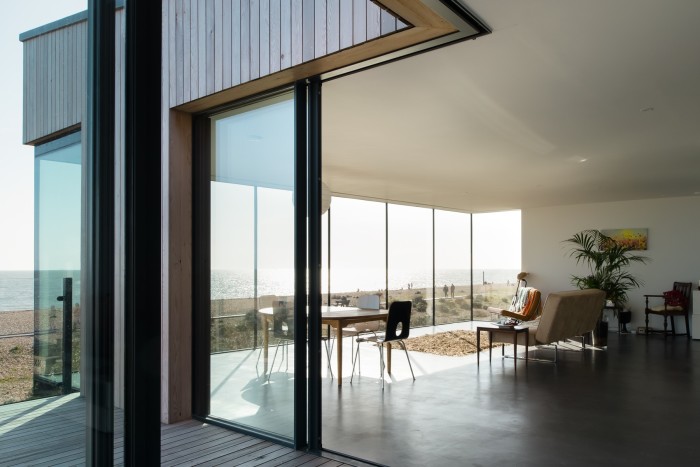 ABIR included a wall of glass to create a sense of connection with the surrounding seascape