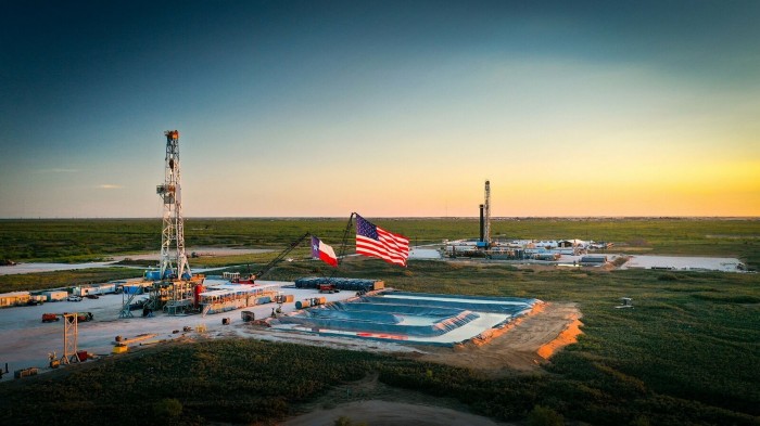 A vast oil-drilling site in the Permian basin
