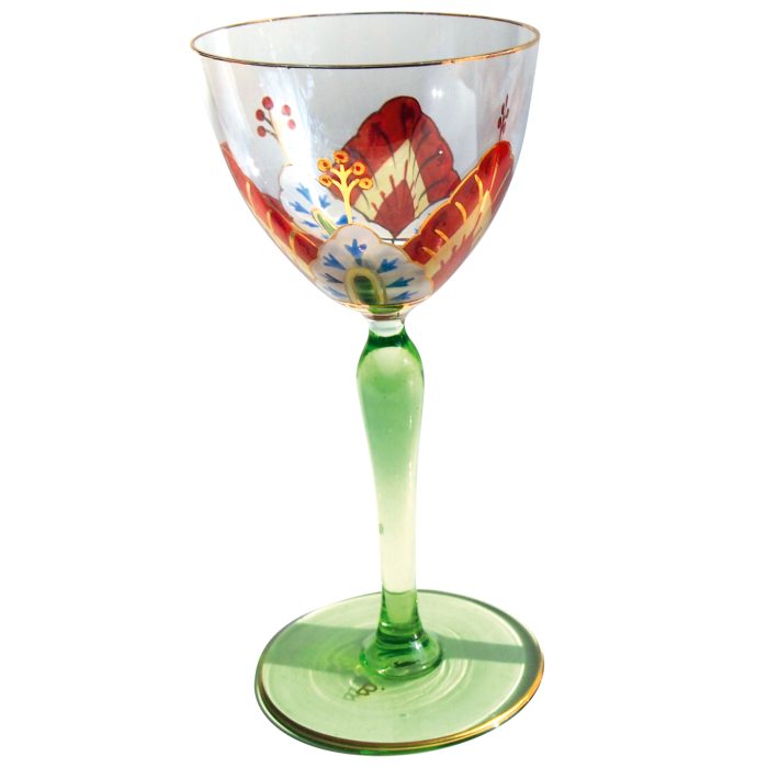 c1900 Poschinger glass (one of a pair), £750 from M&D Moir