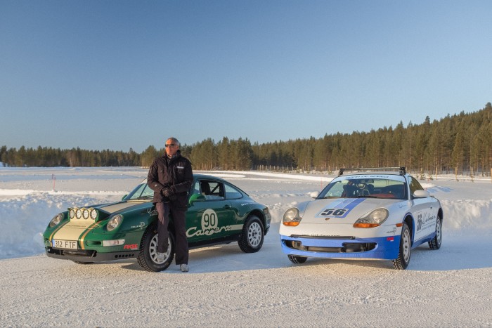 Michelin chief test driver Jérome Haslin at its Arctic Proving Ground in Ivalo, Finland