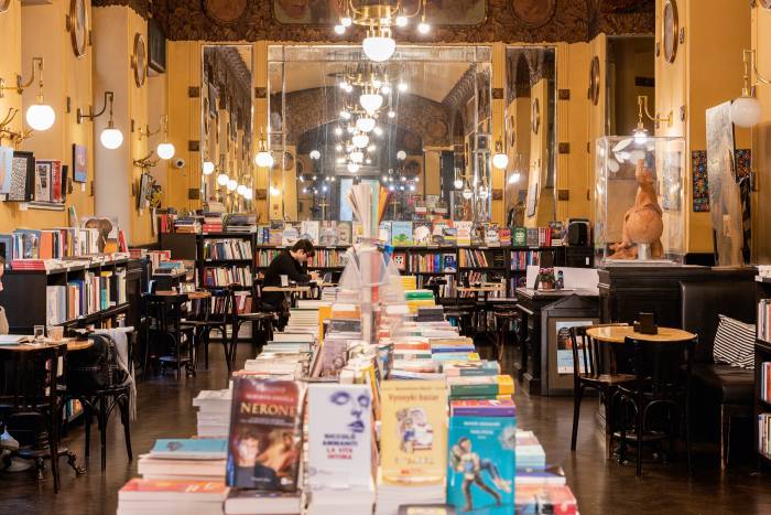 The bookshop in Caffè San Marco