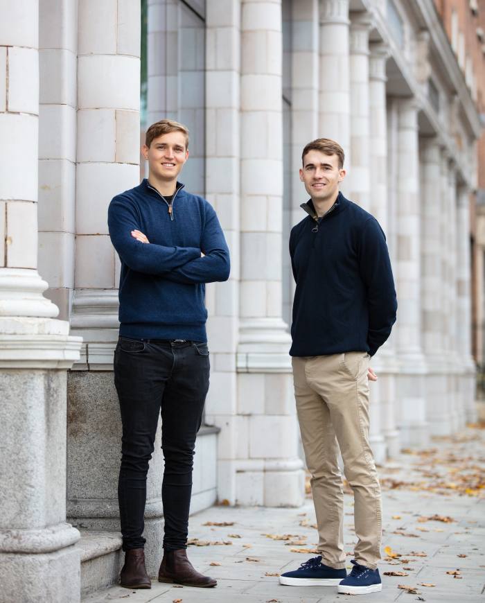 Mobilising forces: Rob Muldowney and Paddy Ryder plan to add paid opportunities to their Covid Interns platform