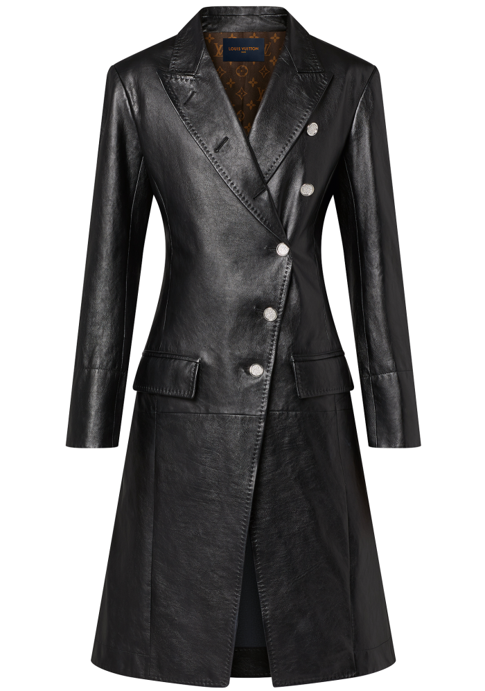 Louis Vuitton leather coat, POA
